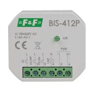 Бистабильное реле F&F BIS-412P 165-265В AC 16А