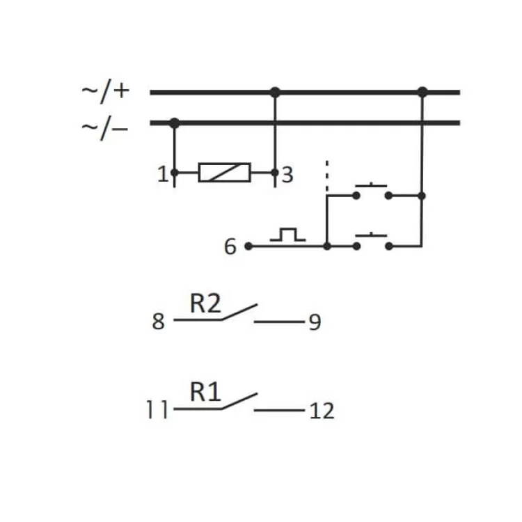 Двостабільне реле F&F BIS-414i-24V 9-30В AC/DC 2х16А (160А/20 мс) інструкція - картинка 6