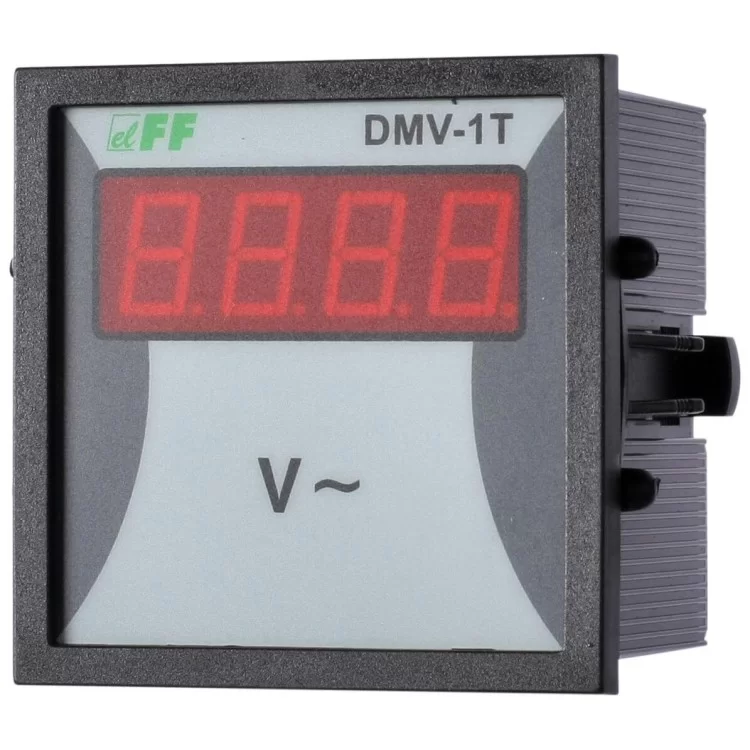 Однофазный щитовой вольтметр F&F DMV-1T 100-265В AC