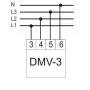 Трифазний вольтметр F&F DMV-3 230В AC
