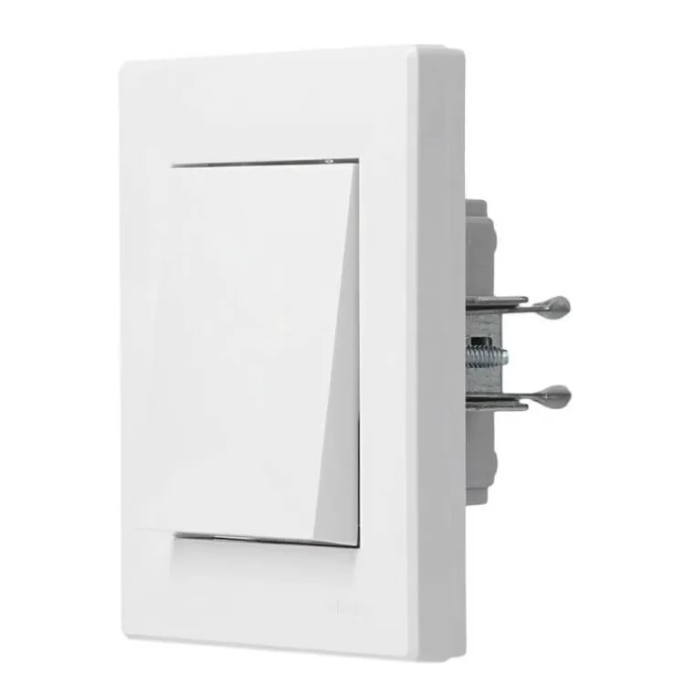 Кнопочный выключатель выключателя Schneider Electric Asfora EPH0800321 (белая) цена 152грн - фотография 2