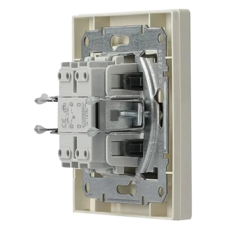 Кнопочный выключатель выключателя Schneider Electric Asfora EPH0800323 (кремовая) отзывы - изображение 5