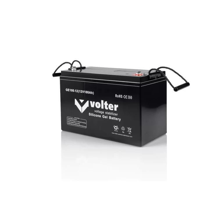 Гелевий акумулятор Volter GEL 12В 100 (100Ач) 12В ціна 8 117грн - фотографія 2