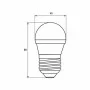 Світлодіодна лампа Eurolamp LED-G45-05273 (P) Eco 5Вт 3000К G45 Е27
