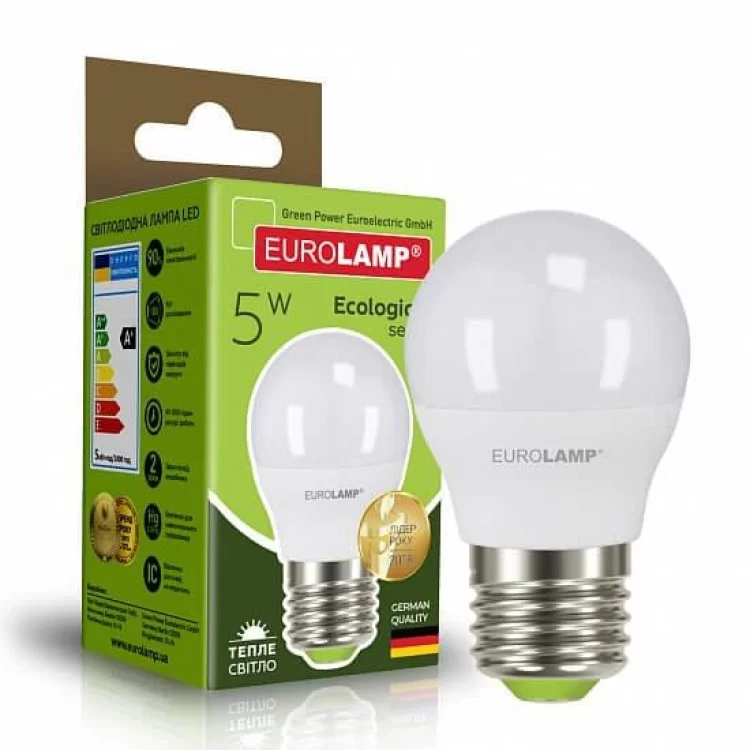 в продаже Светодиодная лампа Eurolamp LED-G45-05273(P) Eco 5Вт 3000К G45 Е27 - фото 3