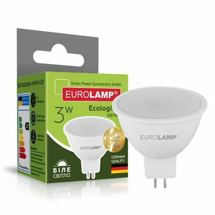 в продаже Светодиодная лампа Eurolamp LED-SMD-03534(P) Eco 3Вт 4000К MR16 GU5.3 - фото 3