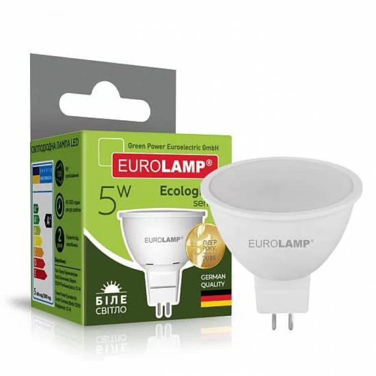 в продаже Светодиодная лампа Eurolamp LED-SMD-05534(P) Eco 5Вт 4000К MR16 GU5.3 - фото 3