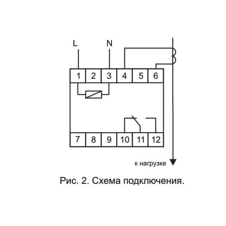 Приоритетное реле тока F&F PR-611-02 230В AC 10А, диапазон 90-180А инструкция - картинка 6