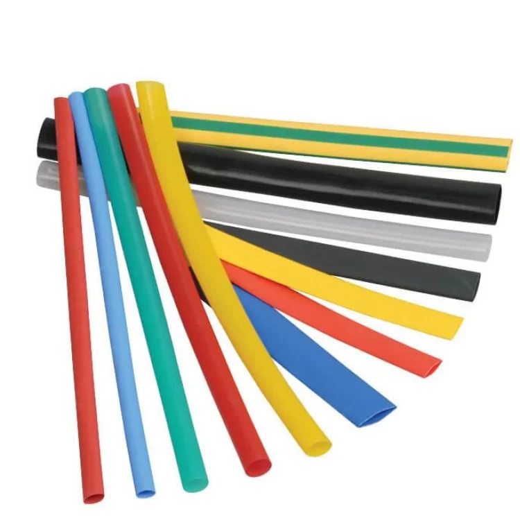 Набор цветных трубок для термоусадки IEK UDRS-D2-D8-10-2 ТТУ 2/1, 4/2, 6/3, 8/4 Ж, С, К, Ч, Б (20х8см/упак)