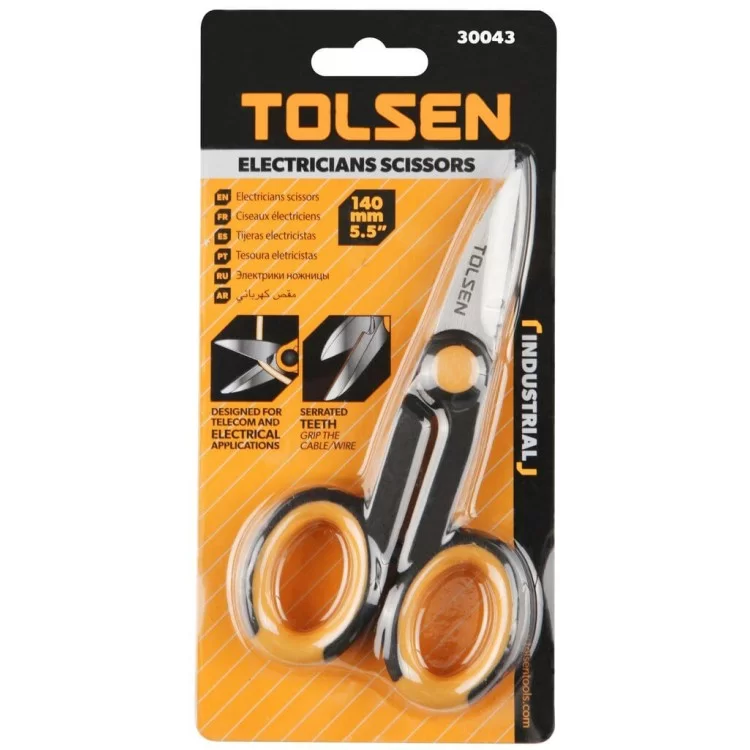 Діелектричні ножиці Tolsen (30043) 140мм ціна 230грн - фотографія 2