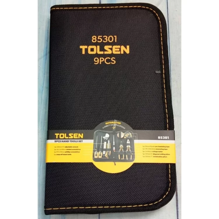 Комплект инструментов Tolsen (85301) (9шт) обзор - фото 8