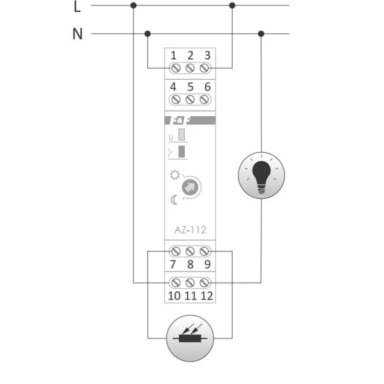 Сутінковий автомат F&F AZ-112-24V 21-27В AC/DC 16А відгуки - зображення 5
