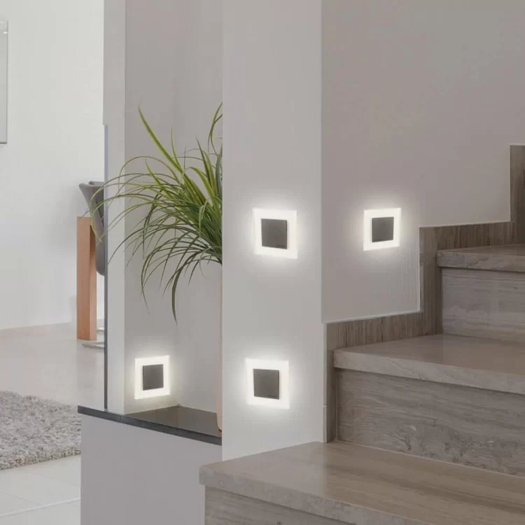 в продаже Настенный светильник KANLUX APUS LED AC-CW 6500К (23801) для подсветки лестниц (стальной) - фото 3