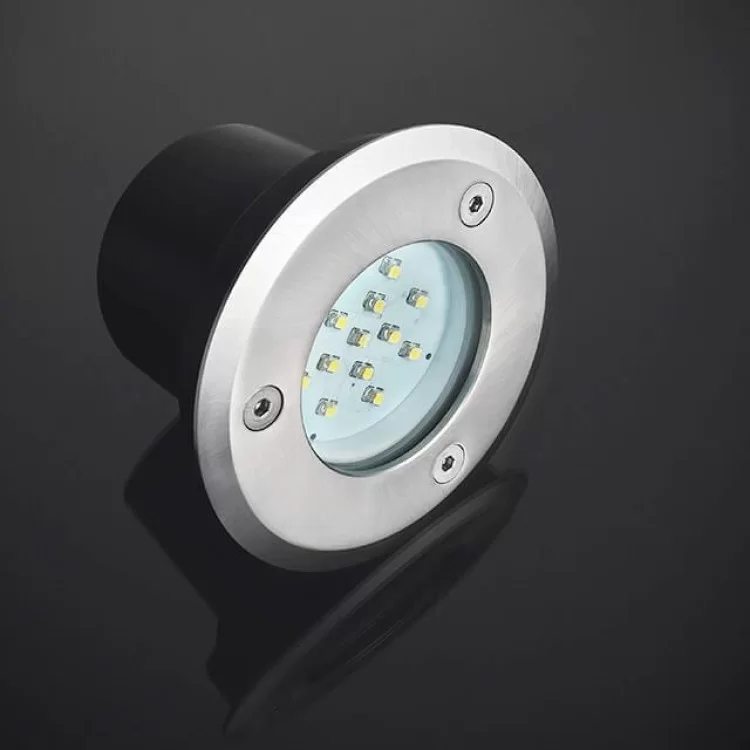 Круглий грунтовий світильник KANLUX GORDO LED14 SMD-O (22050) ціна 2 524грн - фотографія 2