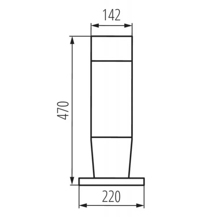 Парковый светильник столбик KANLUX INVO OP 47-L-GR (29171) квадратного сечения графитовый инструкция - картинка 6
