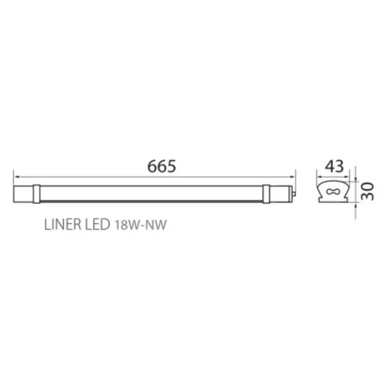 Линейный светильник KANLUX LINER LED 18W-NW 4000К (27260) отзывы - изображение 5