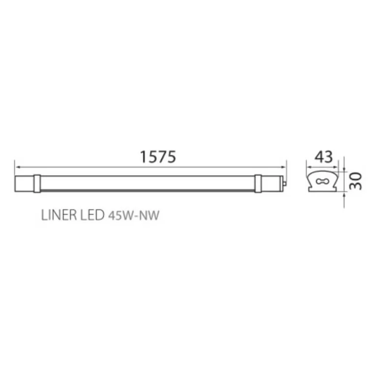 Линейный светильник KANLUX LINER LED 45W-NW 4000К (27262) отзывы - изображение 5