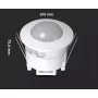 Инфракрасный сенсор движения и освещенности V-TAC 3800157624817 SKU-1356 230В 360°