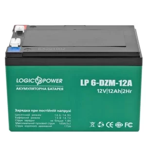Тяговий свинцево-кислотний акумулятор LogicPower LP3536 LP 6-DZM-12