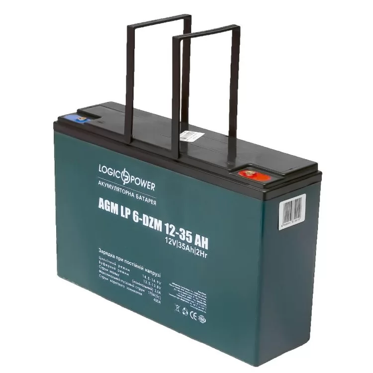 Тяговый свинцево-кислотный аккумулятор LogicPower LP9335 LP 6-DZM-35 цена 3 830грн - фотография 2