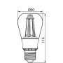 Филаментная лампа KANLUX APPLE LED E27-WW (24256)
