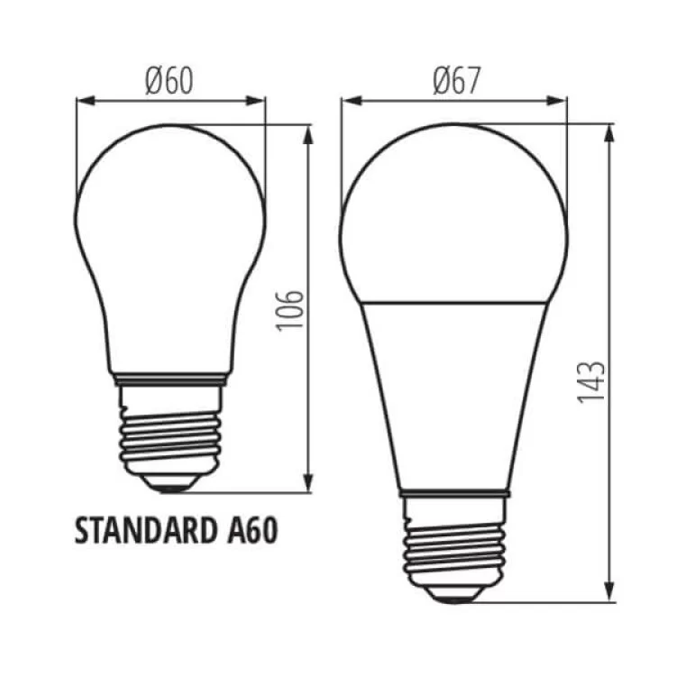 Світлодіодна лампа KANLUX IQ-LED A67 17,5W-NW (27313) відгуки - зображення 5
