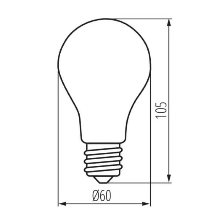 Філаментна лампа KANLUX XLED A60 10W-WW (29605) інструкція - картинка 6