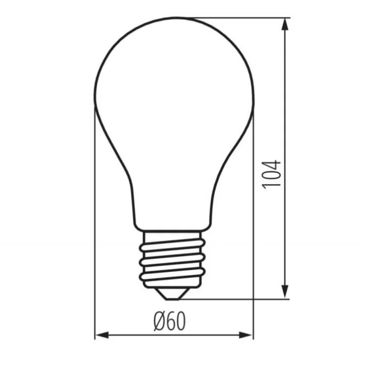 в продажу Філаментна лампа KANLUX XLED A60 7W-STEP CCT (29636) - фото 3