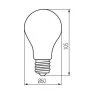 Филаментная лампа KANLUX XLED A60 8W-WW (29604)