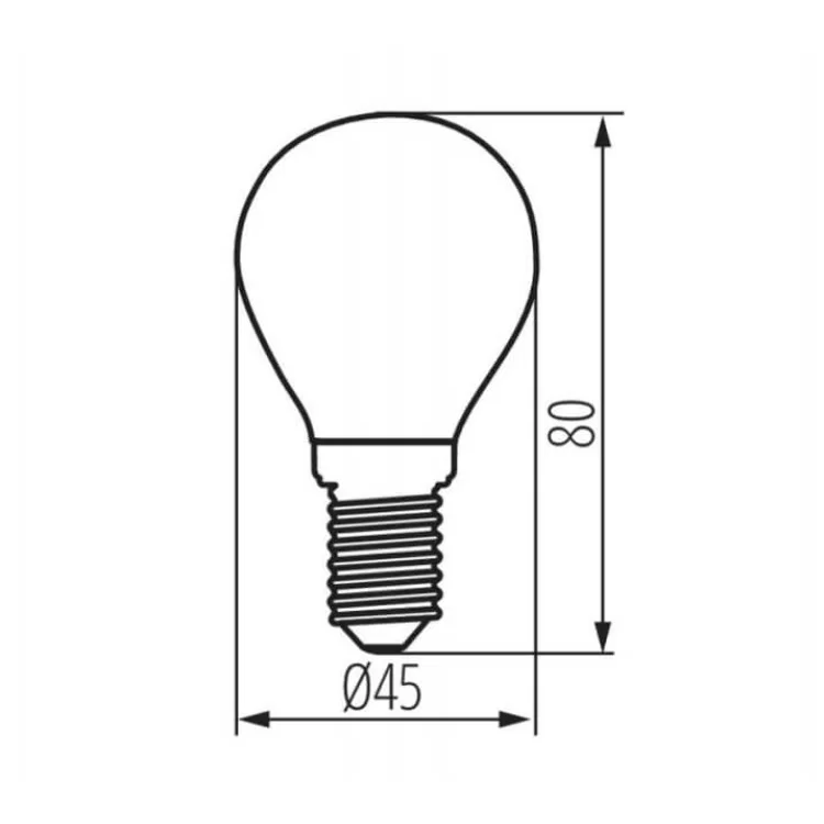в продаже Филаментная лампа KANLUX XLED G45 E14 4,5W-WW (29624) - фото 3