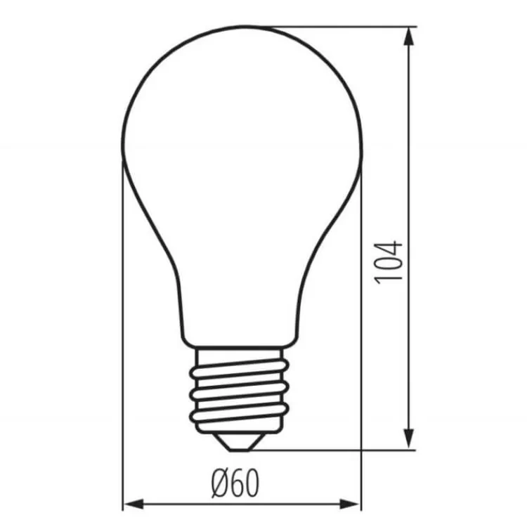продаємо Філаментна лампа KANLUX XLED A60 7W-WW-STEPDIM (29634) в Україні - фото 4
