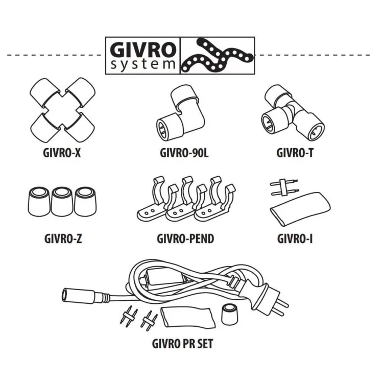 в продажу Блок живлення KANLUX GIVRO PR SET (08637) елемент системи GIVRO LED - фото 3