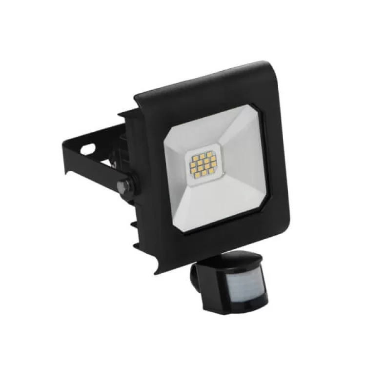 Світлодіодний прожектор KANLUX ANTRA LED10W-NW-SE B (25701) з датчиком руху чорний