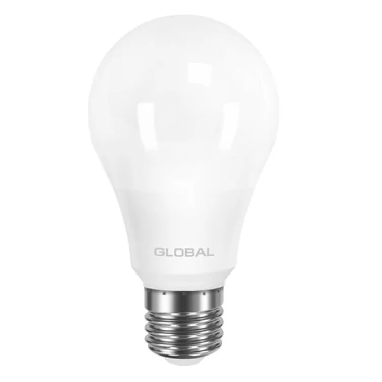 Світлодіодна лампа груша Global A60 8Вт 4100K 220В E27 700лм AL (1-GBL-162-02)