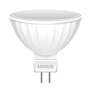 Світлодіодна лампа Maxus MR16 GU5.3 5Вт 4100K 220В (1-LED-512-02)