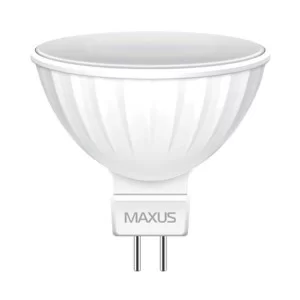 Светодиодная лампа Maxus MR16 GU5.3 5Вт 3000K 220В (1-LED-513-02)