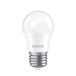 Светодиодная лампа Maxus G45 5Вт 3000K 220В E27 (1-LED-741)