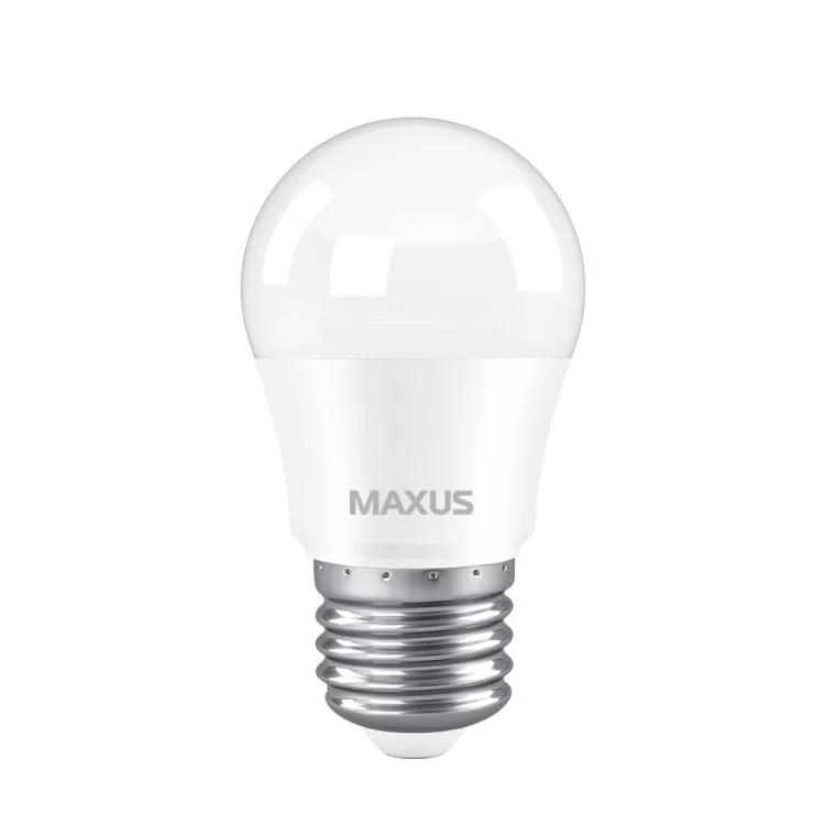 Светодиодная лампа Maxus G45 7Вт 4100K 220В E27 (1-LED-746)