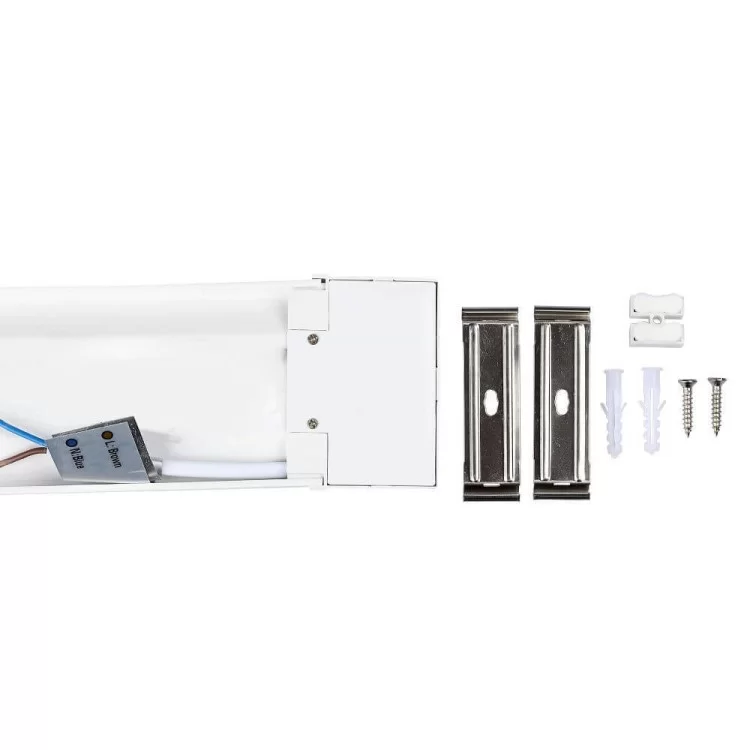 Внутрішній линійний світильник V-TAC 3800157632188 LED 20Вт SKU-663 Grill Fitting 600мм 230В 4000К (білий) характеристики - фотографія 7