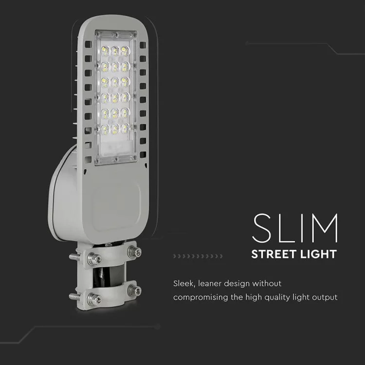 Уличный консольный светильник V-TAC 3800157649551 LED 30Вт SKU-956 Samsung CHIP 230В 4000К (серый) - фото 9