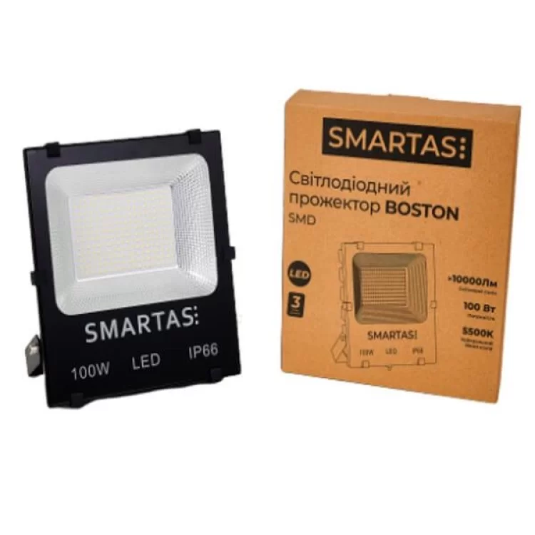 Светодиодный прожектор Smartas Boston 100Вт (BN3-320100W-255-19F1) цена 1 853грн - фотография 2