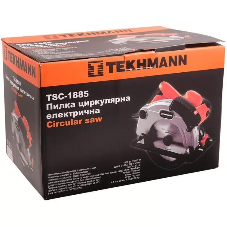 Циркулярна пилка Tekhmann (845414) TSC-1885 характеристики - фотографія 7