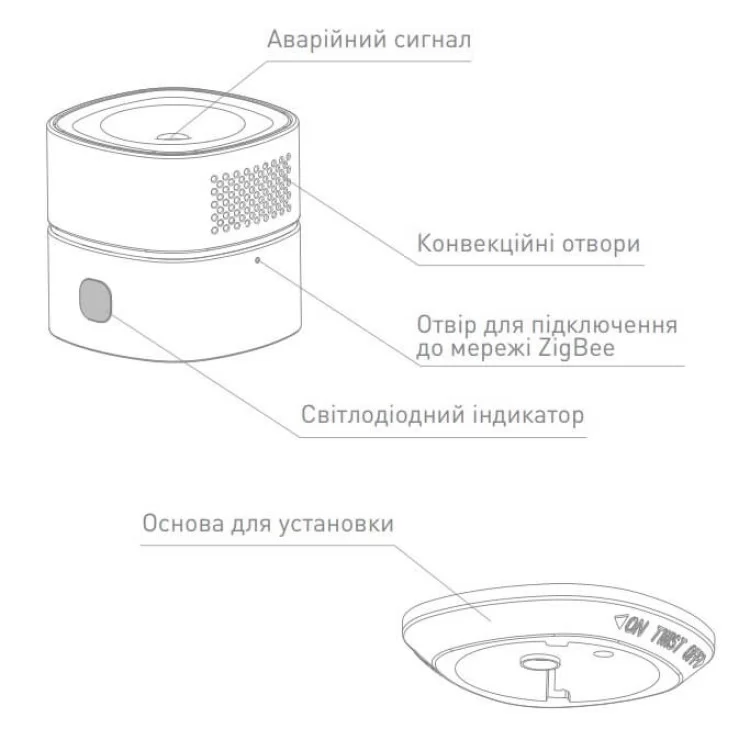 Умный датчик угарного газа Maxus Smart AIRVISION-Z-CO ZigBee CO sensor отзывы - изображение 5