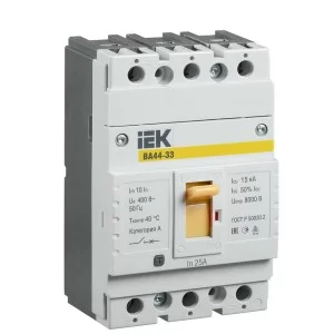 Автоматический выключатель IEK SVA4410-3-0025 ВА44-33 25А 3Р 15кА