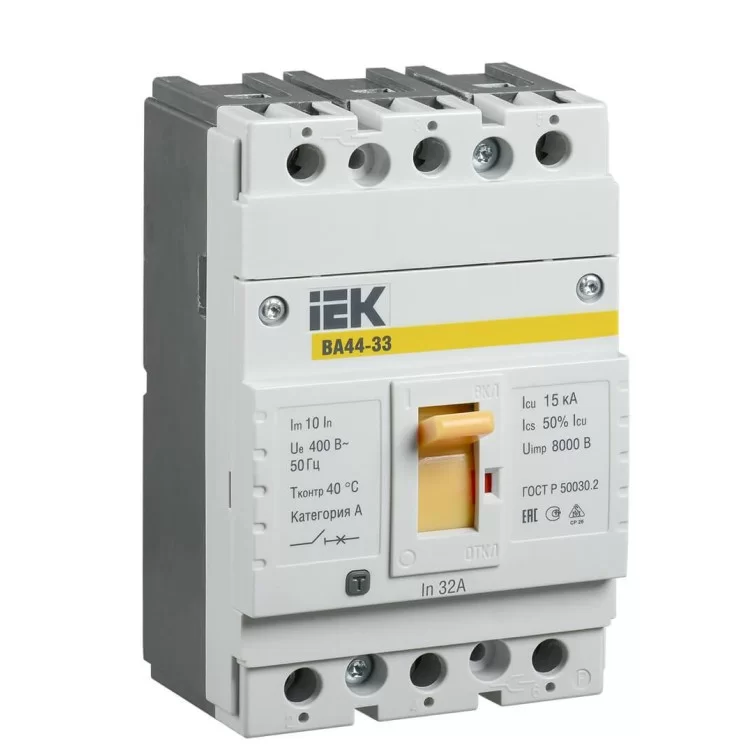 Автоматический выключатель IEK SVA4410-3-0032 ВА44-33 32А 3Р 15кА