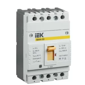 Автоматический выключатель IEK SVA4410-3-0040 ВА44-33 40А 3Р 15кА