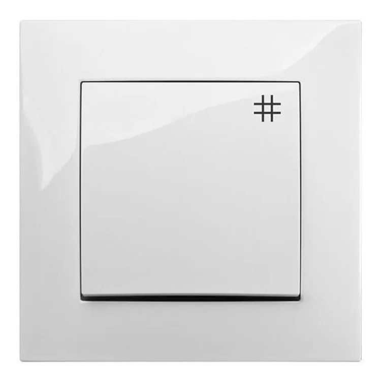 Одноклавишный перекрестный выключатель Elektro-Plast Carla 1715-10 (белый) цена 212грн - фотография 2