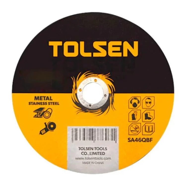 Отрезной диск по металлу/нержавейке Tolsen (76105) 180х1.6х22.2мм цена 45грн - фотография 2