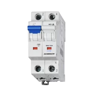Автоматичний вимикач Schrack BM017604 10кА 4А 1P+N характеристика C