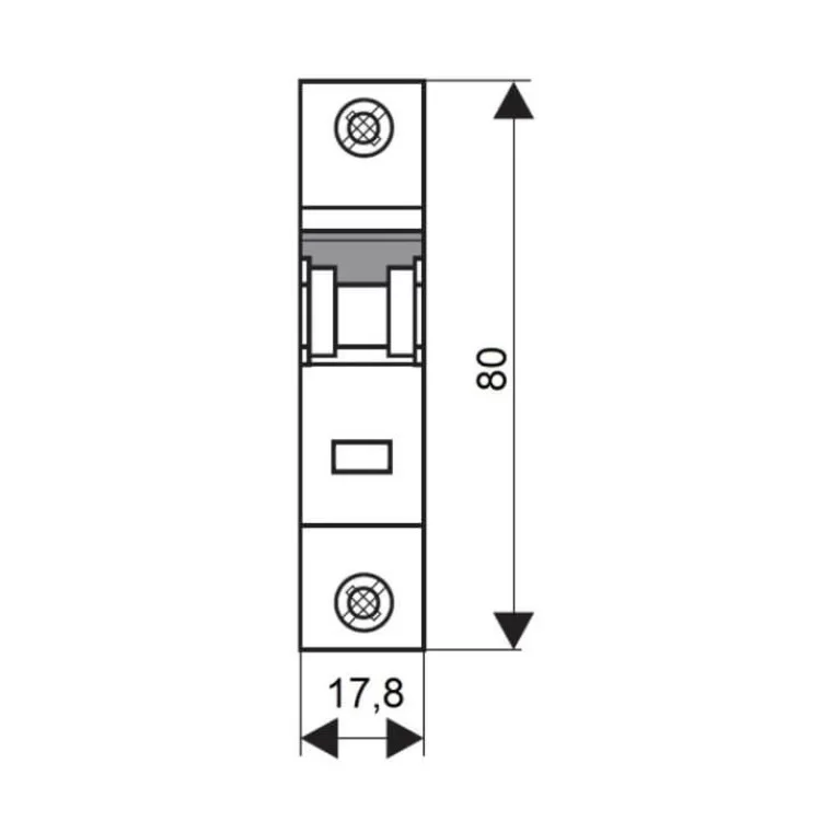 Автоматичний вимикач Schrack BM418132 4,5кА 32А 1P х-ка B характеристики - фотографія 7